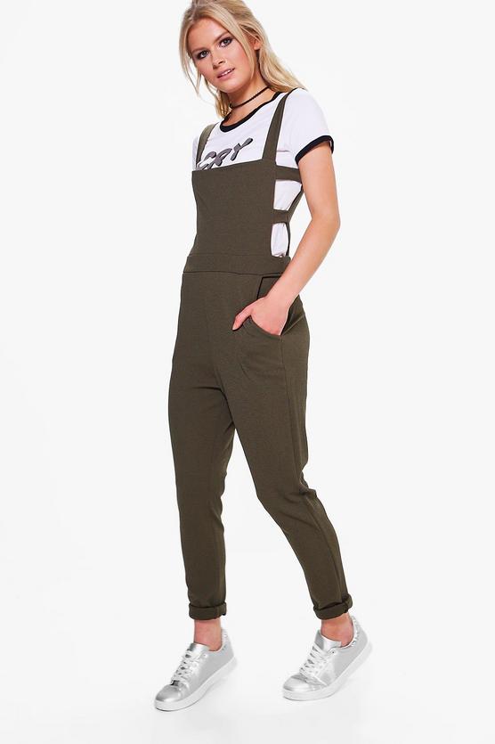 Holly Cut Side Pinafore Style Dungarees